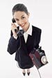 Photo of professional woman on telephone